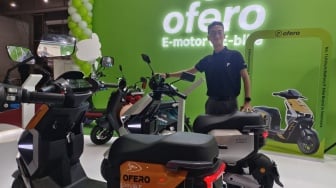 Motor Listrik Ofero Gendong Dua Baterai Sekaligus, Jarak Tempuh Tembus 120 KM