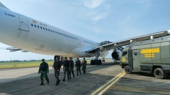 Diancam Bom dan Mendarat di Kualanamu, TNI Pastikan Pesawat Saudia Airlines Aman