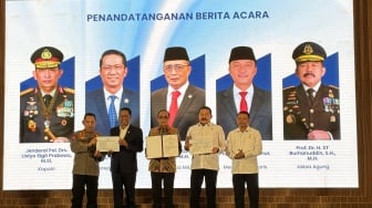 Kapolri Listyo Sigit hingga Menkum Supratman Tandatangani DIM RUU KUHAP