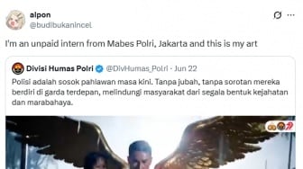 Video AI 'Pahlawan Masa Kini' Polri Diklaim Buatan Anak Magang?
