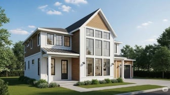 5 Desain Rumah 6x12:  Tampilan Cantik plus Estimasi Biaya Jasa Tukangnya