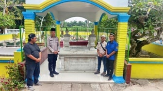 Polsek Tanjung Beringin Ziarah ke Makam Raja Bedagai