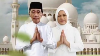 Gambar Jokowi di Ucapan Tahun Baru Islam Jadi Sorotan: AI Terlalu Halus, Netizen Bahas Alergi Kulit