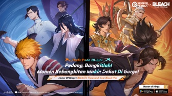 Rincian Update Game Honor of Kings x Bleach: Dari Skin sampai Hadiah Baru