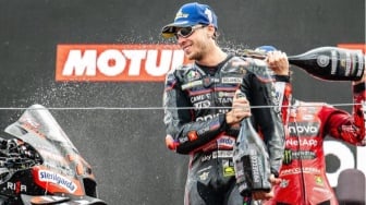 Masa Bodo Soal Jorge Martin, Marco Bezzecchi Nikmati Karier dengan Aprilia