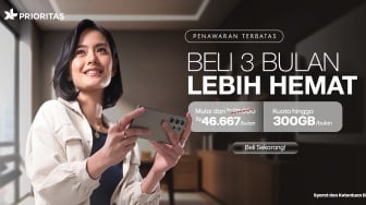 XL PRIORITAS Tawarkan Diskon 50% Lewat Promo Super Saver 3 Bulan, Cek Cara Belinya!