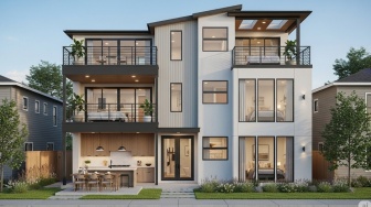 6 Desain Rumah 3 Lantai Efisien dan Nyaman, Cocok untuk Hunian Keluarga Modern!
