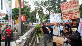 Demo di Balai Kota Jakarta, Warga Minta Pengakuan Hak atas Tanah