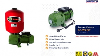 Berapa Harga Pompa Air Shimizu? Ini 5 Rekomendasi Terbaik untuk Tipe Sumur Dangkal dan Dalam