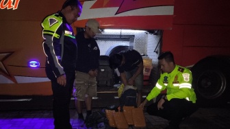 4 Kg Ganja Diamankan di Tol Lampung: Terungkap Modus Penyelundupan dalam Bus