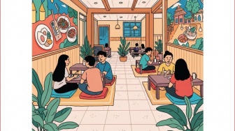 6 Rekomendasi Motif Lantai Warung Makan yang Bikin Pelanggan Betah