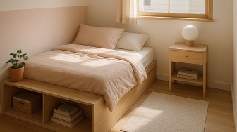 6 Desain Kamar Tidur Kecil 2x2 yang Estetik, Cocok untuk Rumah Mungil!