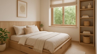 5 Inspirasi Desain Kamar Tidur Minimalis Ukuran 3x3: Fungsional, Estetis, Nyaman