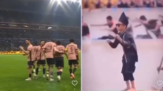 Riau Bangga! Tarian Anak Pacu Jalur Viral Dunia, Ditiru Bintang PSG hingga Pemain AC Milan