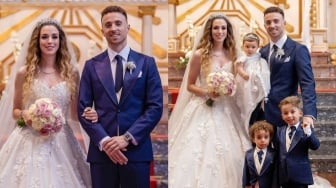 5 Foto Pernikahan Diogo Jota, Dipotret 2 Minggu Sebelum Tewas Kecelakaan