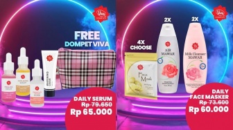 Promo Skincare Viva Juli 2025: Murah Meriah, Rp60 Ribu Dapat 8 Produk Sekaligus!