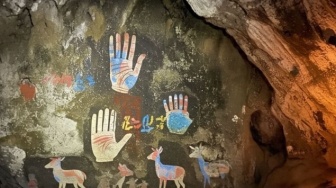 Lukisan Purba di Goa Leang-leang Maros Masuk Buku Sejarah Indonesia