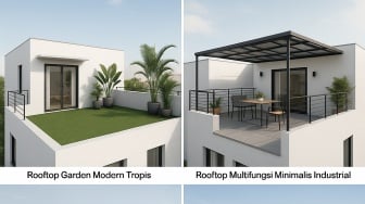 5 Desain Rumah Minimalis dengan Rooftop yang Stylish dan Fungsional