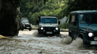 Puluhan Mercedes G-Class Tempuh Jarak 959 KM Gelar Touring Jelajah Sumatera