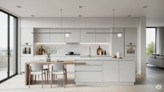 5 Inspirasi Desain Dapur Minimalis Modern yang Fungsional, Bikin Betah Masak!