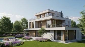 8 Desain Rumah 3 Lantai dengan Rooftop, Hunian Estetik dan Fungsional!