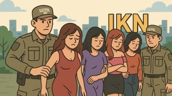 PSK Menjamur di IKN, 64 Orang Diamankan, Segini Tarif Kencannya
