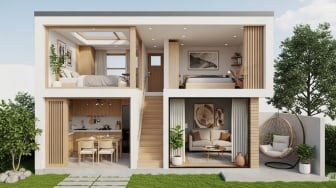 8 Desain Rumah 6x10 Meter Memanjang, Maksimalkan Lahan Terbatas Jadi Hunian Estetik dan Luas!