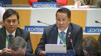 Menkum Supratman Paparkan Transformasi Digital KI Indonesia di Hadapan 194 Negara