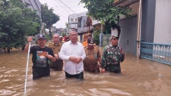 Pondok Maharta Tangsel Terendam Banjir 1,4 Meter, 400 KK Terdampak