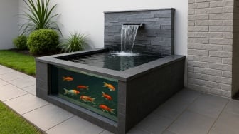 10 Model Kolam Ikan Mini Depan Rumah yang Estetik, Spot Relaksasi Sederhana yang Nyaman