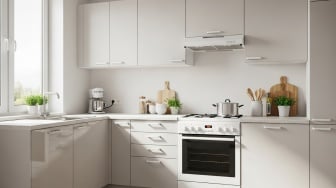 5 Ide Desain Kitchen Set Minimalis untuk Dapur Rumah Subsidi, Sulap Area Mungil Jadi Mewah
