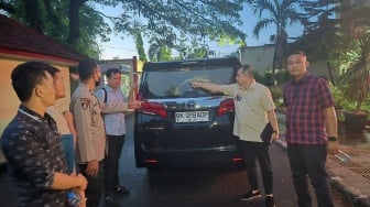 Anggota DPRD Sumut Kena Teror di Belawan, Mobilnya Pecah Dilempar OTK