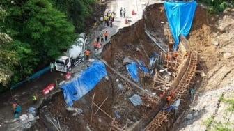Terkena Longsor, BPJN Butuh Biaya Rp 9.6 Miliar untuk Perbaikan Jalan Liwa-Krui
