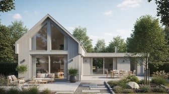 8 Desain Rumah 610 Memanjang Terbaik, Rumah Mungil Terlihat Luas dan Estetik!