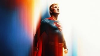 Gedung Putih Unggah Meme Trump Pakai Jubah Superman, Tuai Kritik Netizen