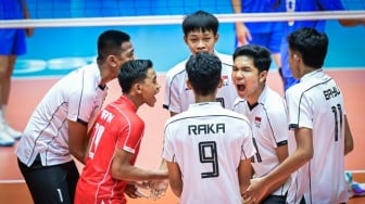 Tampil Agresif, Timnas Voli Indonesia U-16 Sukses Hajar Kazakhstan 3-1