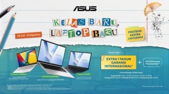 Promo Laptop ASUS, Dapatkan Tambahan 1 Tahun Garansi Internasional untuk Vivobook