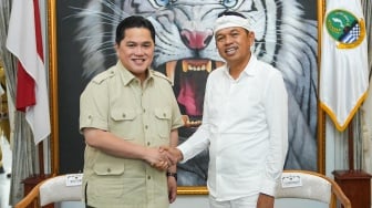 Erick Thohir Datangi Dedi Mulyadi, Minta Aset Lahan Perhutani-PTPN Tak Dijadikan Vila