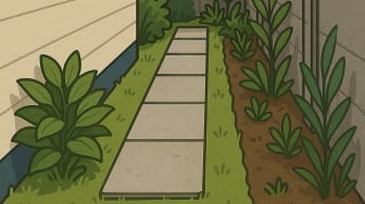 5 Ide Brilian Sulap Lahan Samping 1,5 Meter di Rumah 6x12 Jadi Estetik