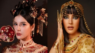 6 Eksperimen Make Up Tasya Farasya, Pesona Wajah Arab dalam Look dari Berbagai Negara