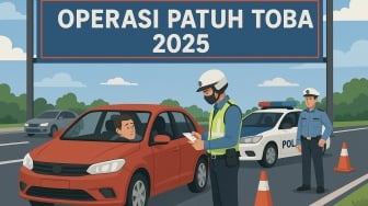 Ratusan Pengendara Ditilang di Hari Pertama Operasi Patuh Toba 2025 Sumut