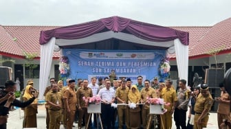 Pakai Dana CSR, Bupati Tangerang Resmikan Gedung Baru SDN Salembaran I