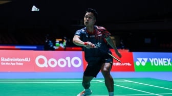 Anthony Ginting Susul Jojo, Langsung Tumbang di 32 Besar Japan Open 2025