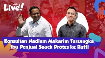 Suara Live! Konsultan Nadiem Makarim Tersangka, Ibu Penjual Snack Tak Merasa Dibantu Raffi Ahmad