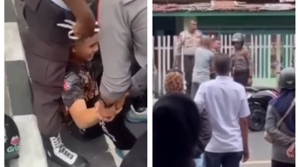 Viral Polisi Histeris Dijemput Propam: Teriakan Minta Tolong, Bukan Sekadar Pembangkangan?