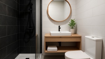 5 Desain Kamar Mandi 1x1 Meter, Terlihat Mewah dan Nyaman