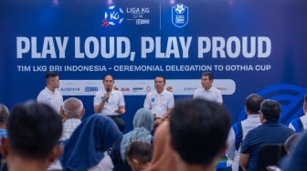 BRI dan Liga Kompas Lepas Tim LKG BRI Indonesia ke Gothia Cup 2025 di Swedia