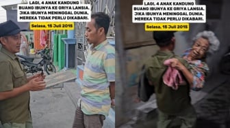 Viral Lagi Empat Anak 'Buang' Ibu Kandung ke Panti Jompo: Jika Meninggal Tak Perlu Dikabari
