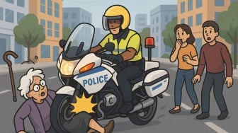 Polisi PJR Polda Sumut Tabrak Nenek di Medan, Ugal-Ugalan atau Murni Kecelakaan? Ini Kronologinya