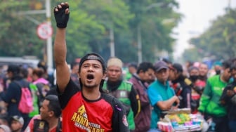 Driver Ojol Demo Lagi, Tolak Status Buruh Hingga Desak Prabowo Perppu Khusus